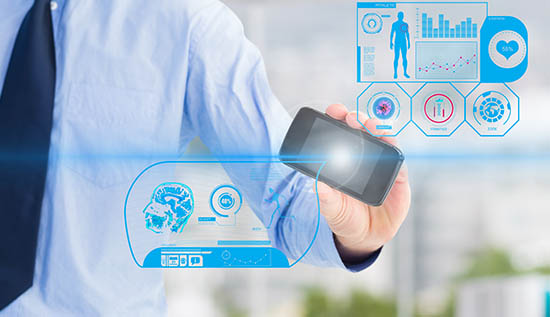 Future of business automation with AI-driven workflow and digital transformation technology.
