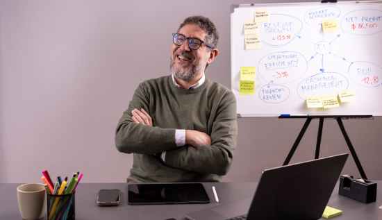 Agile Scrum Master facilitating teamwork, sprint planning, and collaboration in Agile methodology