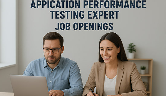 Application performance testing professional ensuring software quality and efficiency for hiring job roles.