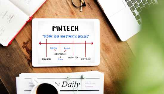 Graph and digital icons representing tech startup funding trends and investment strategies for 2026.