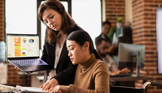 Students learning with cloud-native technology in Cambodian schools

