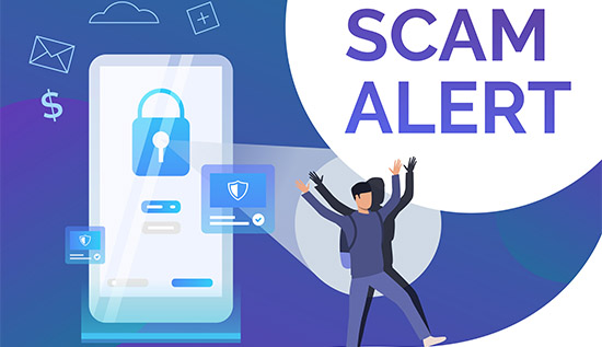 Telegram scam in Cambodia warning message on smartphone screen.