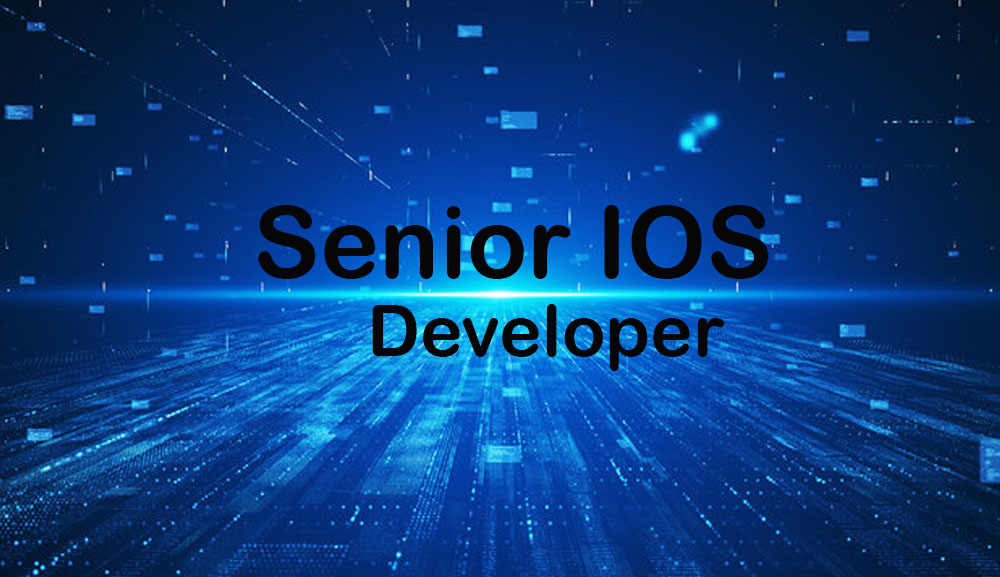 Senior iOS developer working on mobile technology application as a software engineer.