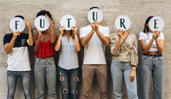 Young professional exploring future tech careers and growth opportunities