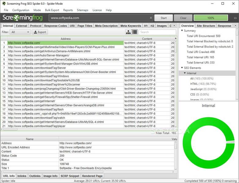 Screaming Frog SEO Spider - Download - Softpedia
