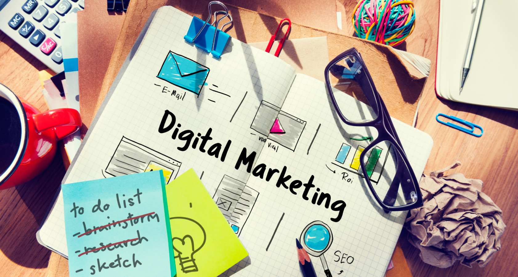 strategy book showing on digital marketing